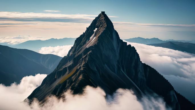 雪山大山高山云海