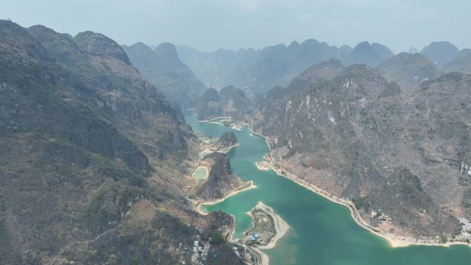 广西百色市凌云县浩坤湖航拍