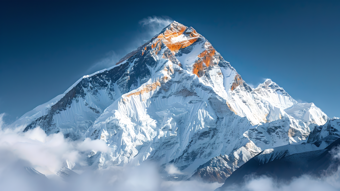 雪山云海雪景山峰震撼延时山脉合集