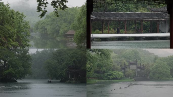 江南烟雨素材