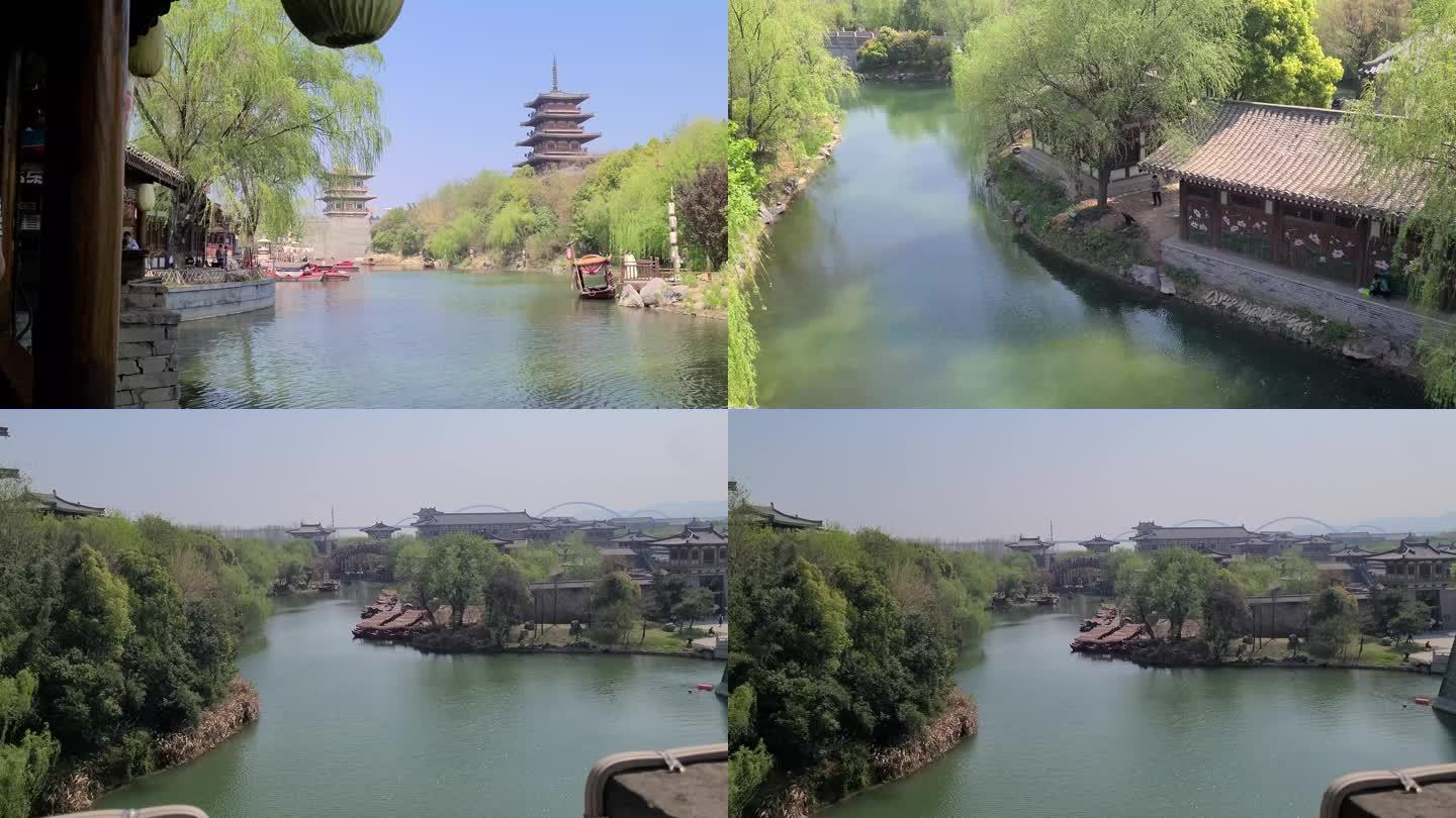 襄阳唐城影视基地护城河