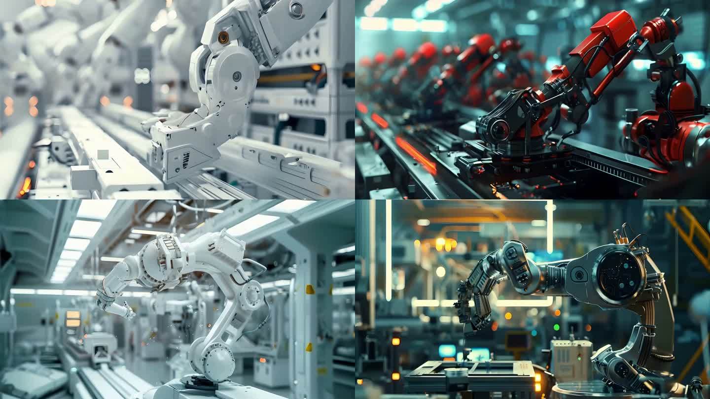 工业4.0现代科技加工机械臂