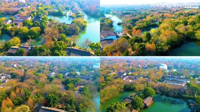 杭州西湖区西溪湿地美景风景视频素材94