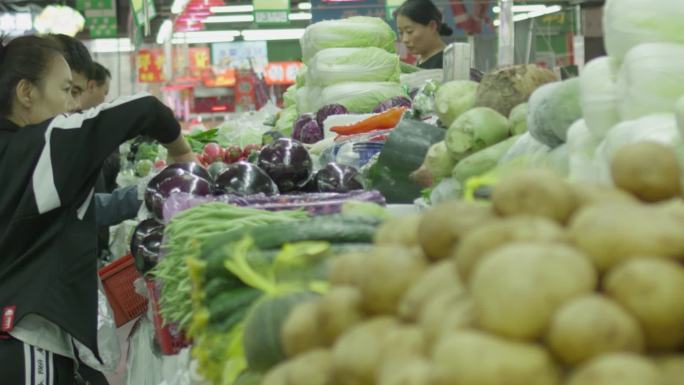 菜市场视频素材 农贸买菜-2