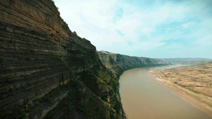黄河 悬崖 峭壁 4K