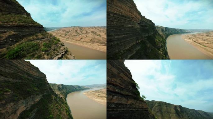黄河 悬崖 峭壁 4K