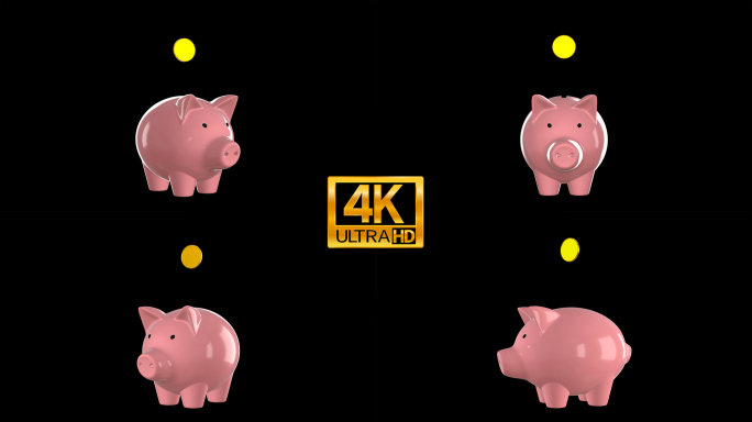 小猪存钱罐储蓄儿童财务理财教育金融素养