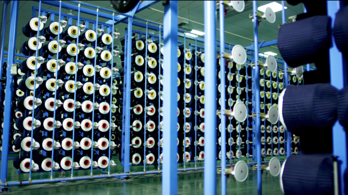 工厂织布纺织现代化纺织产业纺织生产设备
