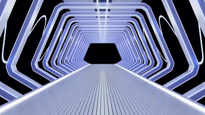 时空隧道 LED背景 舞台背景 荧光通道