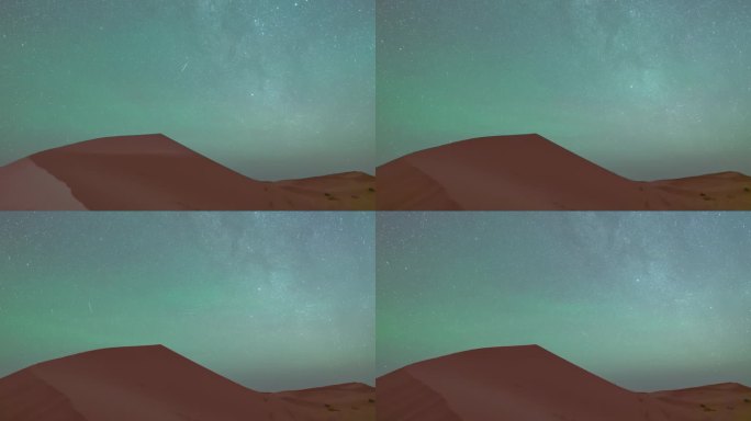 4K腾格里沙漠星空延时