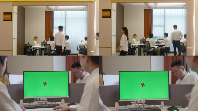 DX470办公设计电脑绿屏抠图电脑扣像