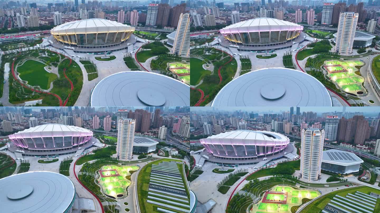 上海市徐汇区上海体育场体育馆城市地标基础