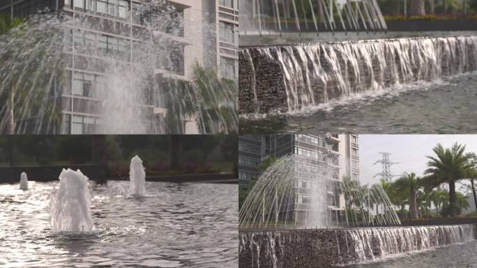 大厦公司喷泉