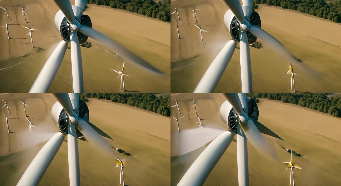 一个风力涡轮机