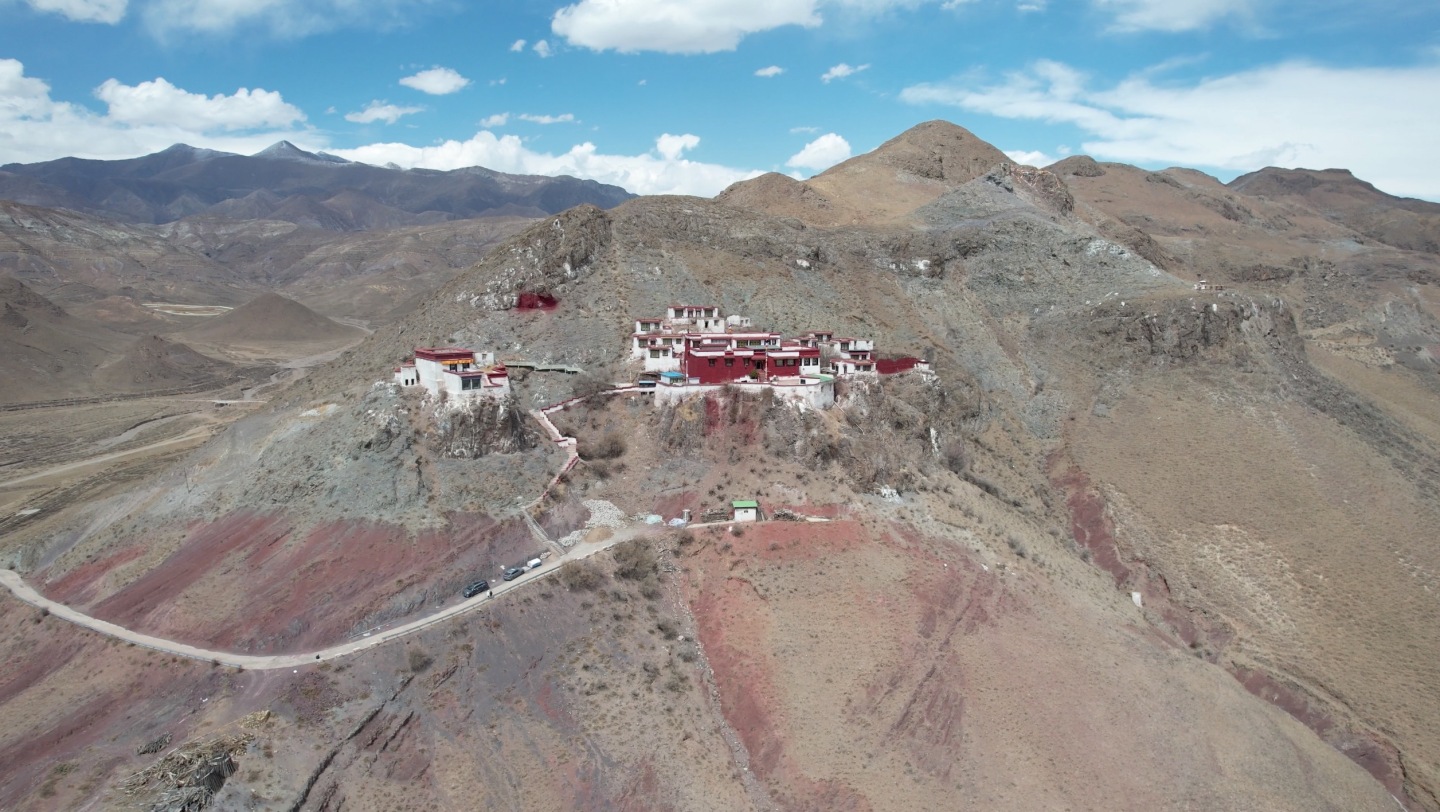西藏林周 纳嘎寺  4K航拍
