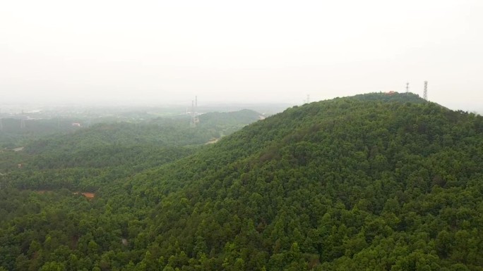 航拍长沙县乡村振兴乡村旅游农家乐基地4