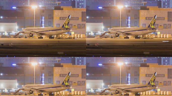 中国邮政航空EMS波音777货机延时摄影