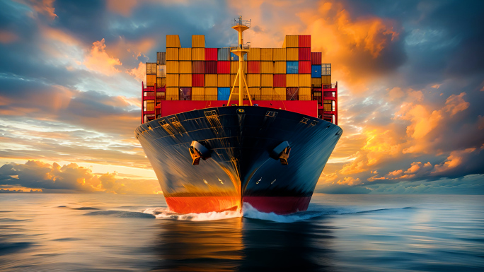 【合集】多款货轮海上行驶 集装箱国际贸易