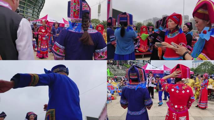 广西壮族三月三山歌民族服饰传统非物质遗产