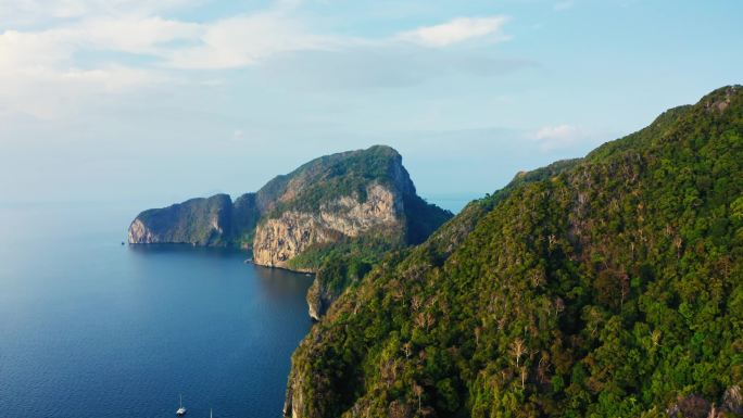 4k航拍海岛，泰国海岛