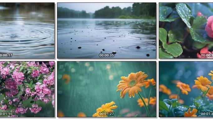 谷雨，雨景，下雨，雨天，屋檐滴水，水滴