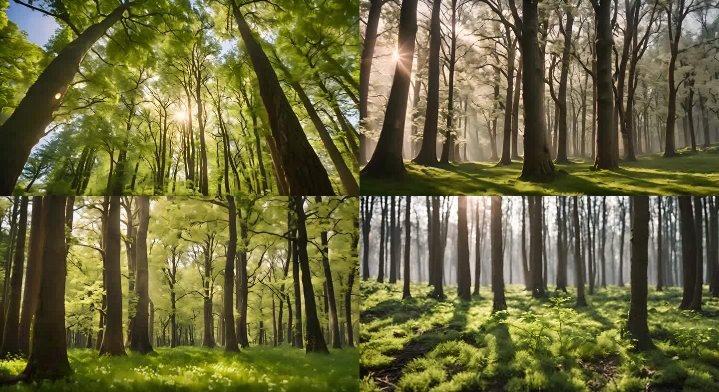 自然森林景物背景素材合集