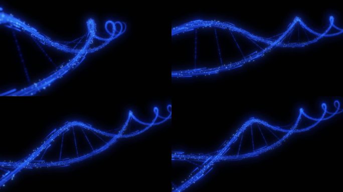 科技粒子DNA动画