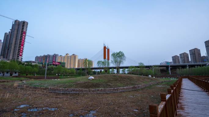 陕西省榆林市榆阳区高新区朝阳桥大范围延时