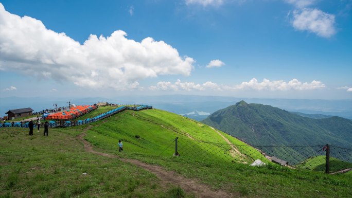 江西萍乡武功山云海延时