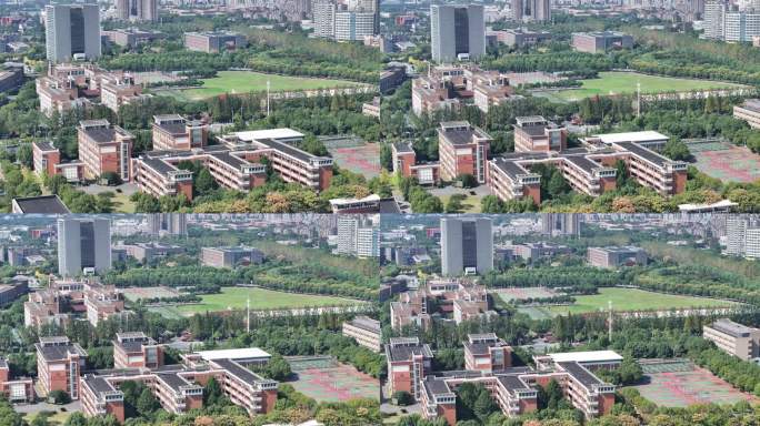 4K-log-航拍同济大学浙江学院