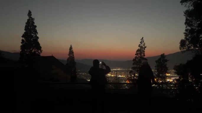 金钟山夜景