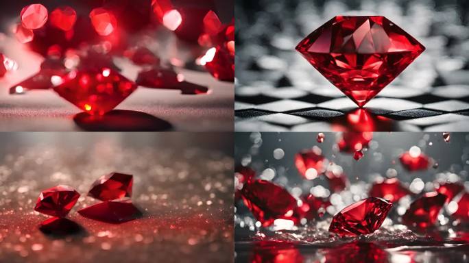 红色钻石珠宝