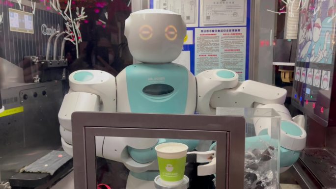 人工智能机器人自动售货店2