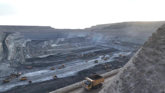 煤矿 矿山开采实拍视频