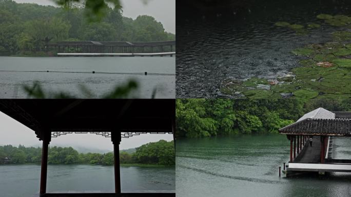 杭州 江南烟雨 素材