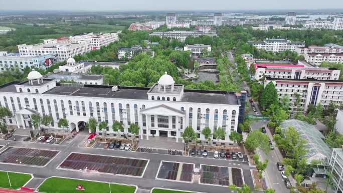 4k航拍武汉生物工程学院