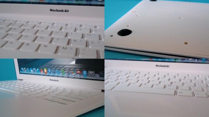 电子产品数码产品笔记本电脑键盘特写视频素