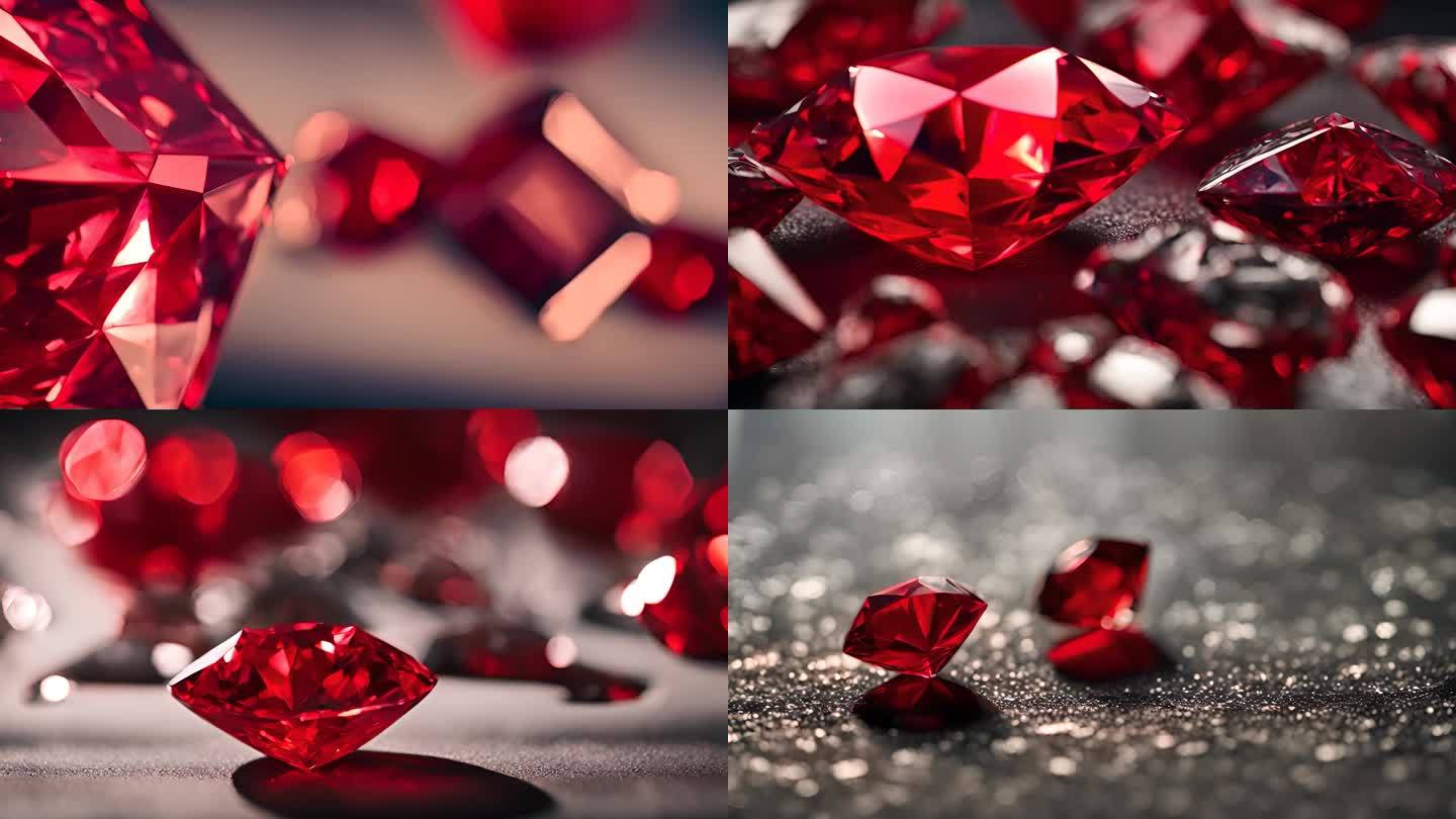 红色钻石宝石