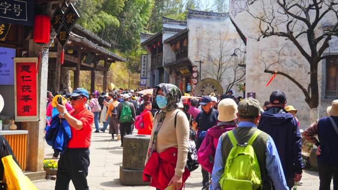 婺源 篁岭 游客 婺源旅游 篁岭旅游