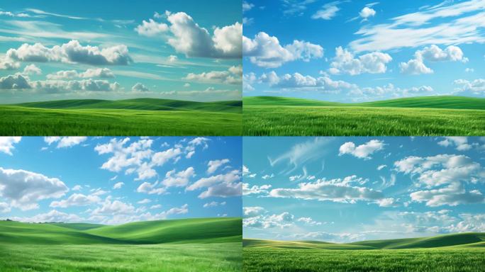 草原风景 微软背景