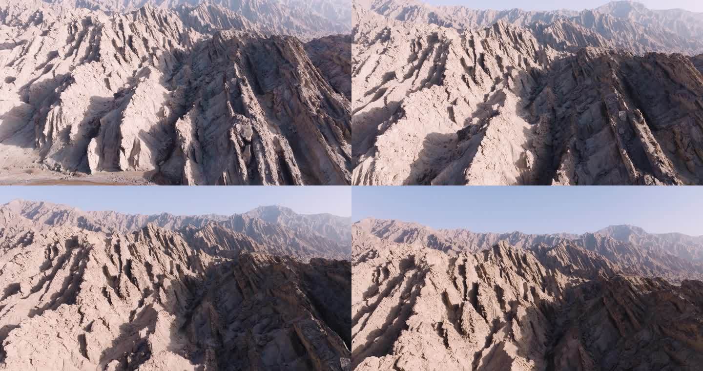 新疆雅丹地貌航拍素材 原创5.1K50帧