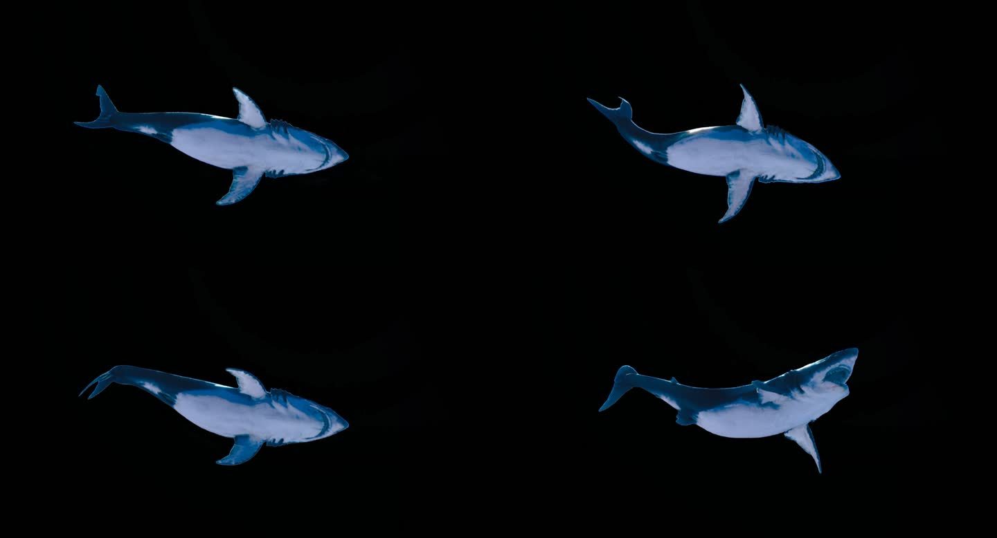 A01鲨鱼-仰视图