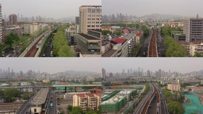 4K 2024年春日雨花西路地铁一号线