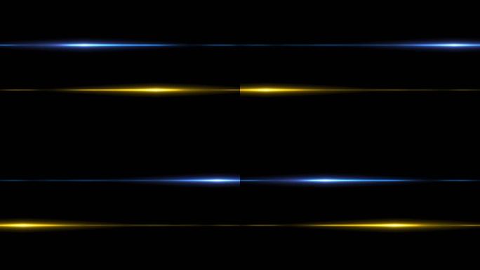 4K金蓝两款光线条边框循环通道（含成品）