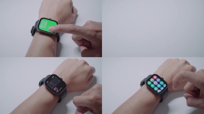 智能手表触屏滑屏素材