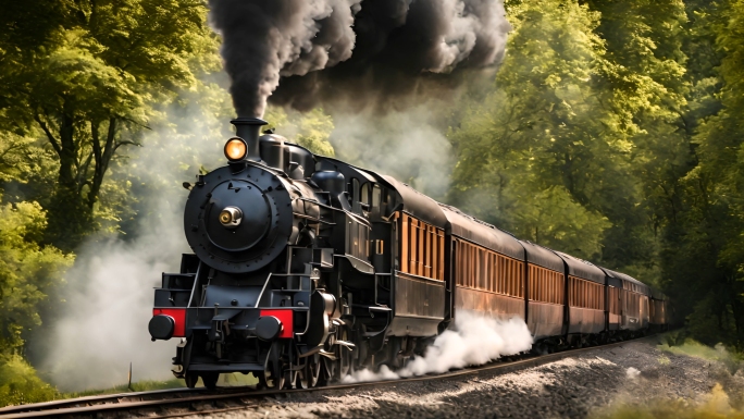 蒸汽时代 火车 蒸汽火车蒸汽机车煤炭