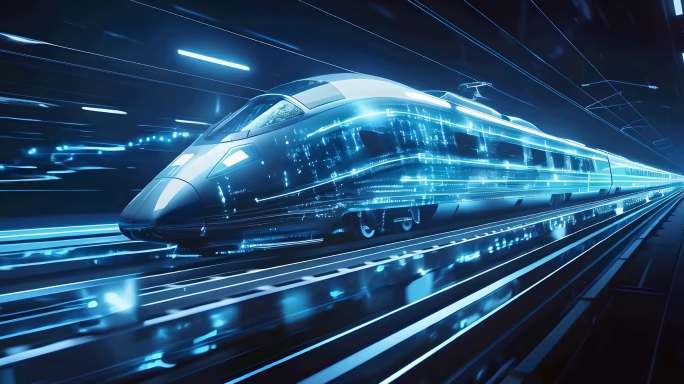 科技未来地铁动车概念视频