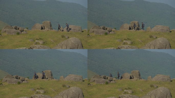 户外徒步旅行登山跋涉