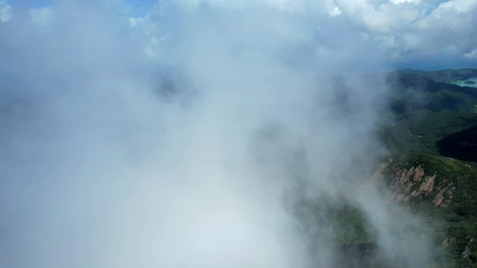 惠州博罗象头山穿云大景