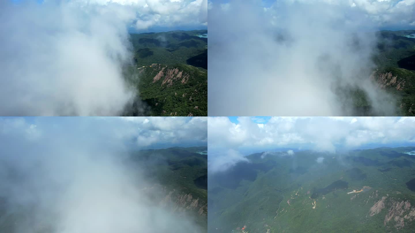 惠州博罗象头山穿云大景